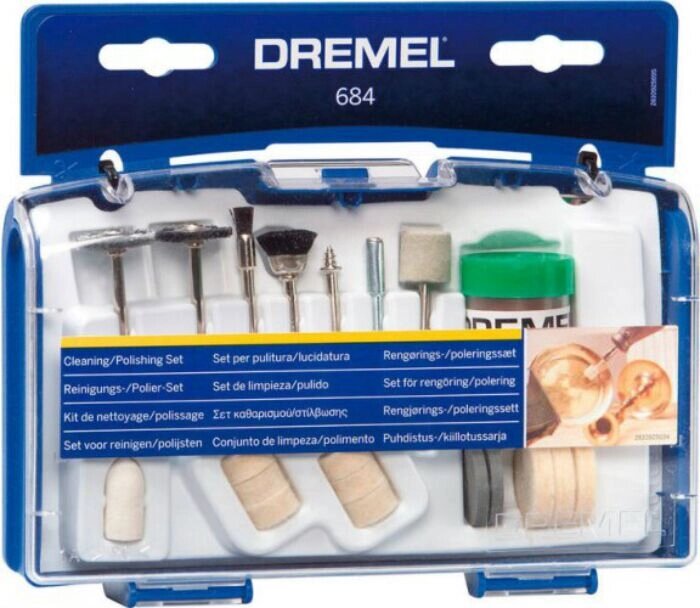 НАБОР ОСНАСТКИ ДЛЯ ЧИСТКИ DREMEL ( 20 ШТ) от компании ИП Фомичев - фото 1