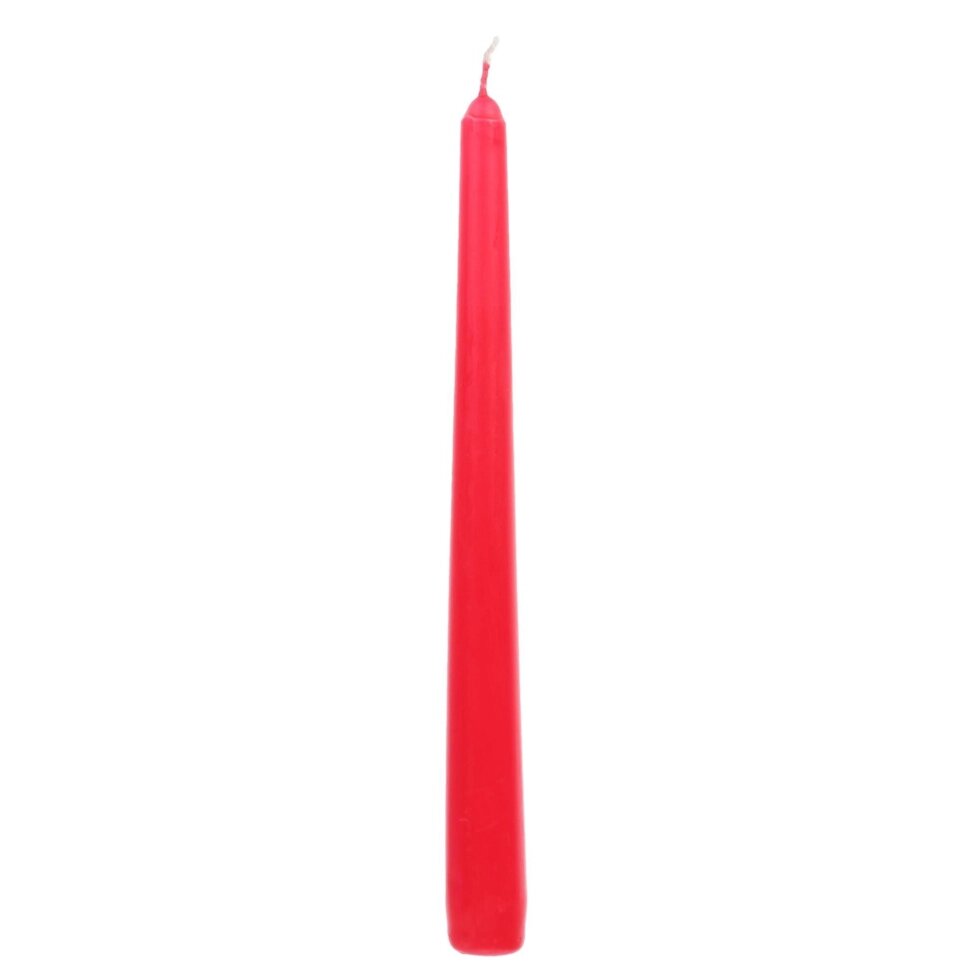 Набор свечей, 2.3х24.5 см, цвет античный красный, 2 шт. от компании ИП Фомичев - фото 1