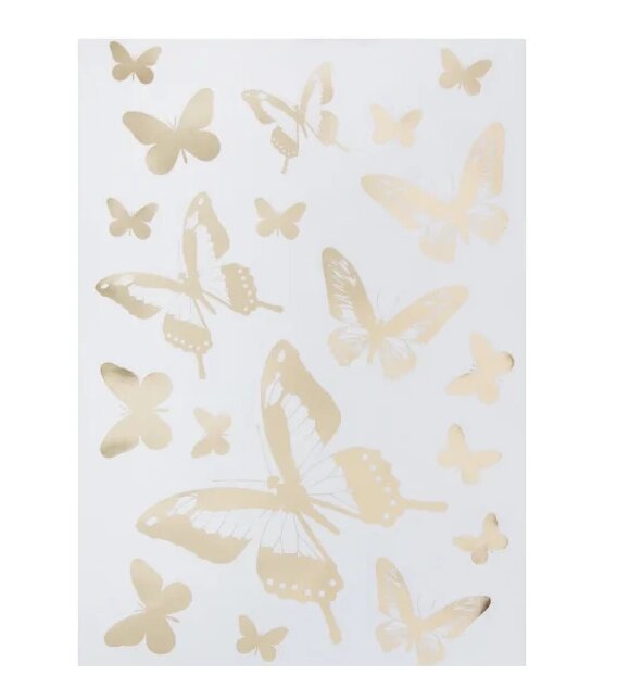Наклейка «Сияющие бабочки» Декоретто от компании ИП Фомичев - фото 1