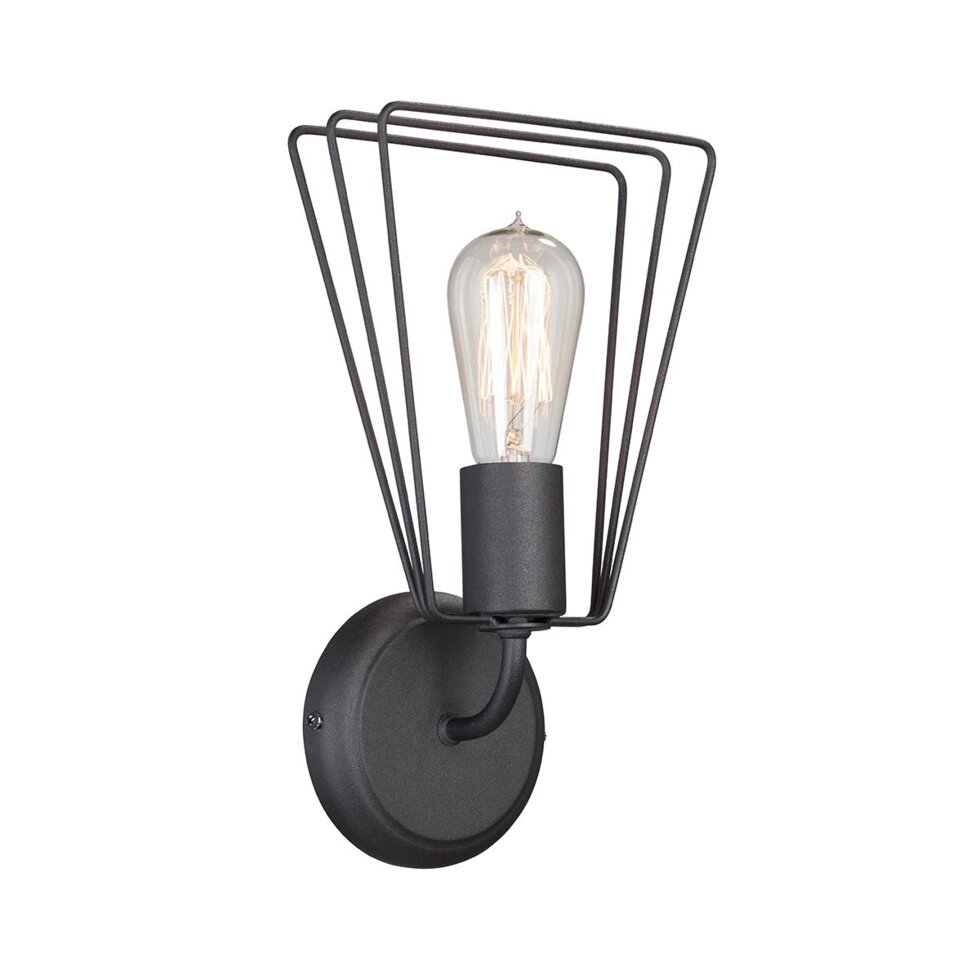 Настенный светильник Ферро, цвет чёрный от компании ИП Фомичев - фото 1