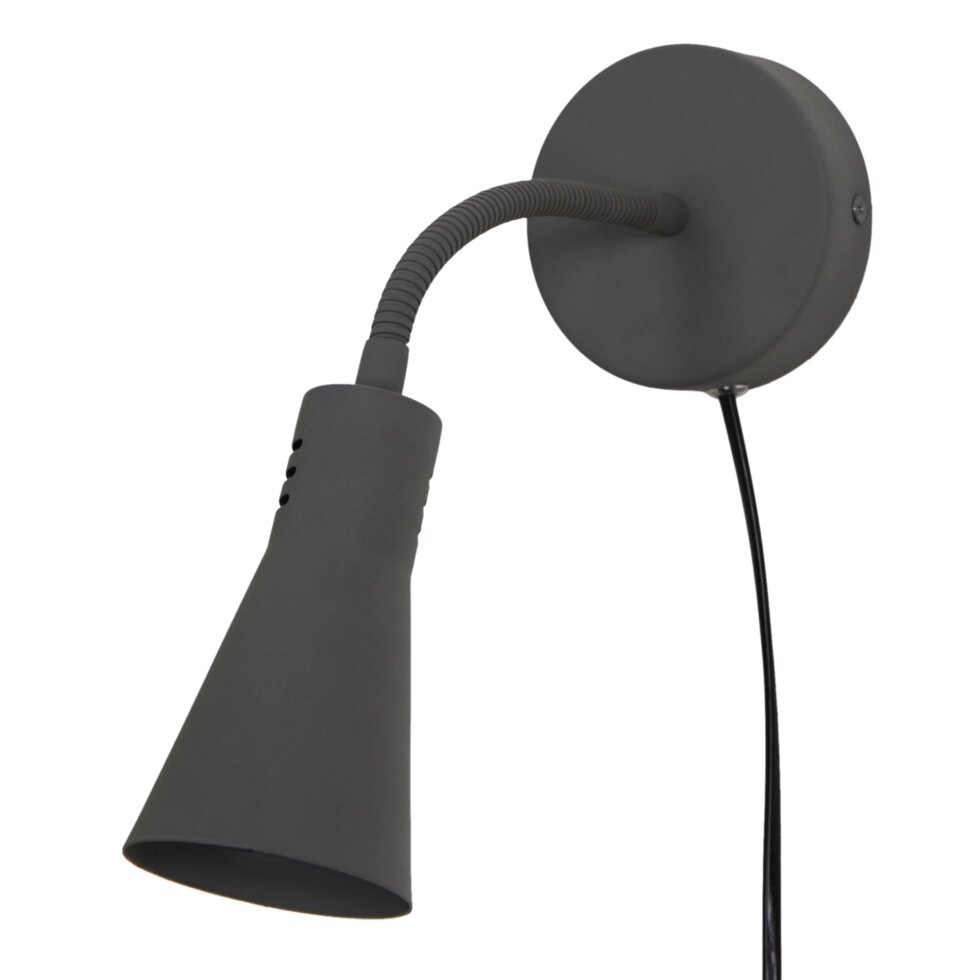 Настенный светильник Inspire «Skit», цвет серый от компании ИП Фомичев - фото 1