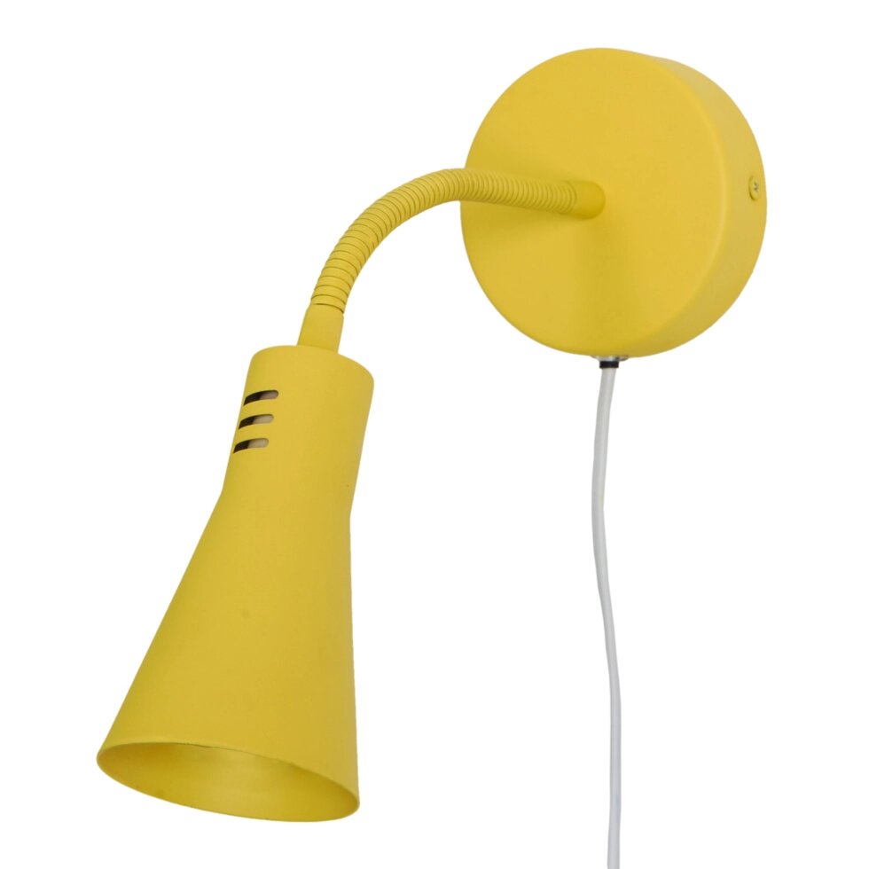 Настенный светильник Inspire «Skit», цвет жёлтый от компании ИП Фомичев - фото 1