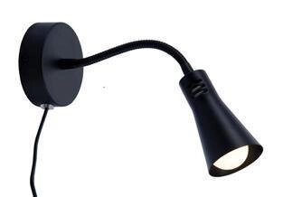 Настенный светильник Skit, цвет чёрный от компании ИП Фомичев - фото 1