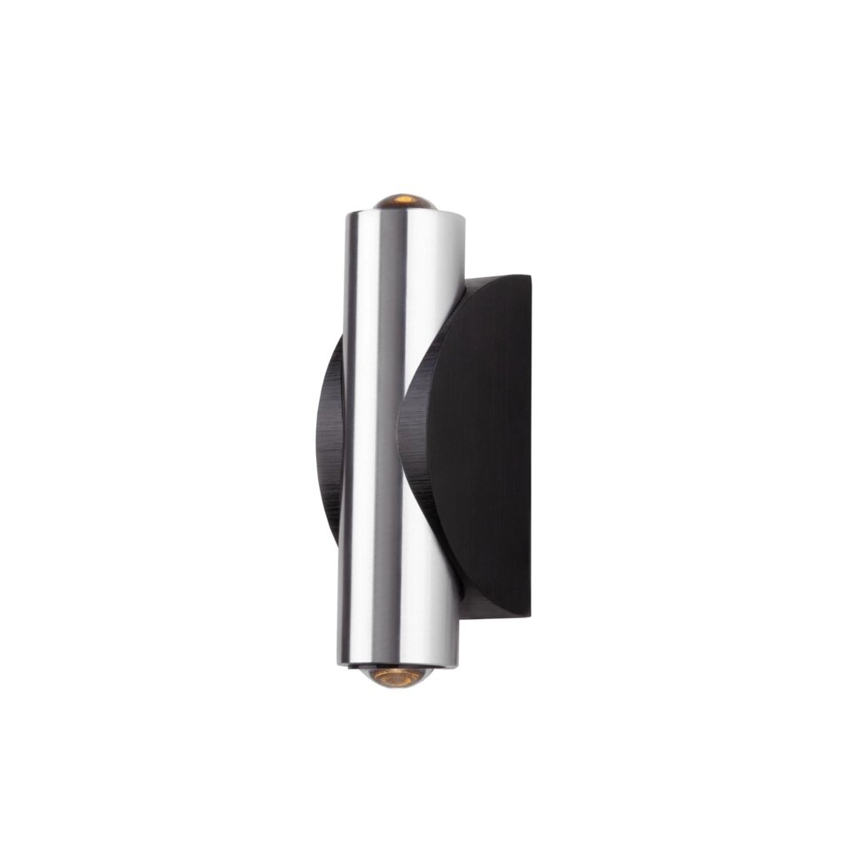 Настенный светильник светодиодный Steel 3 Вт нейтральный белый свет, цвет черный/сталь от компании ИП Фомичев - фото 1