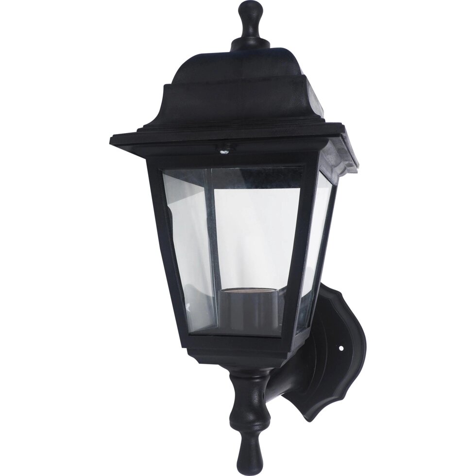 Настенный светильник уличный, 1xE27x60 Вт, пластик, цвет чёрный от компании ИП Фомичев - фото 1