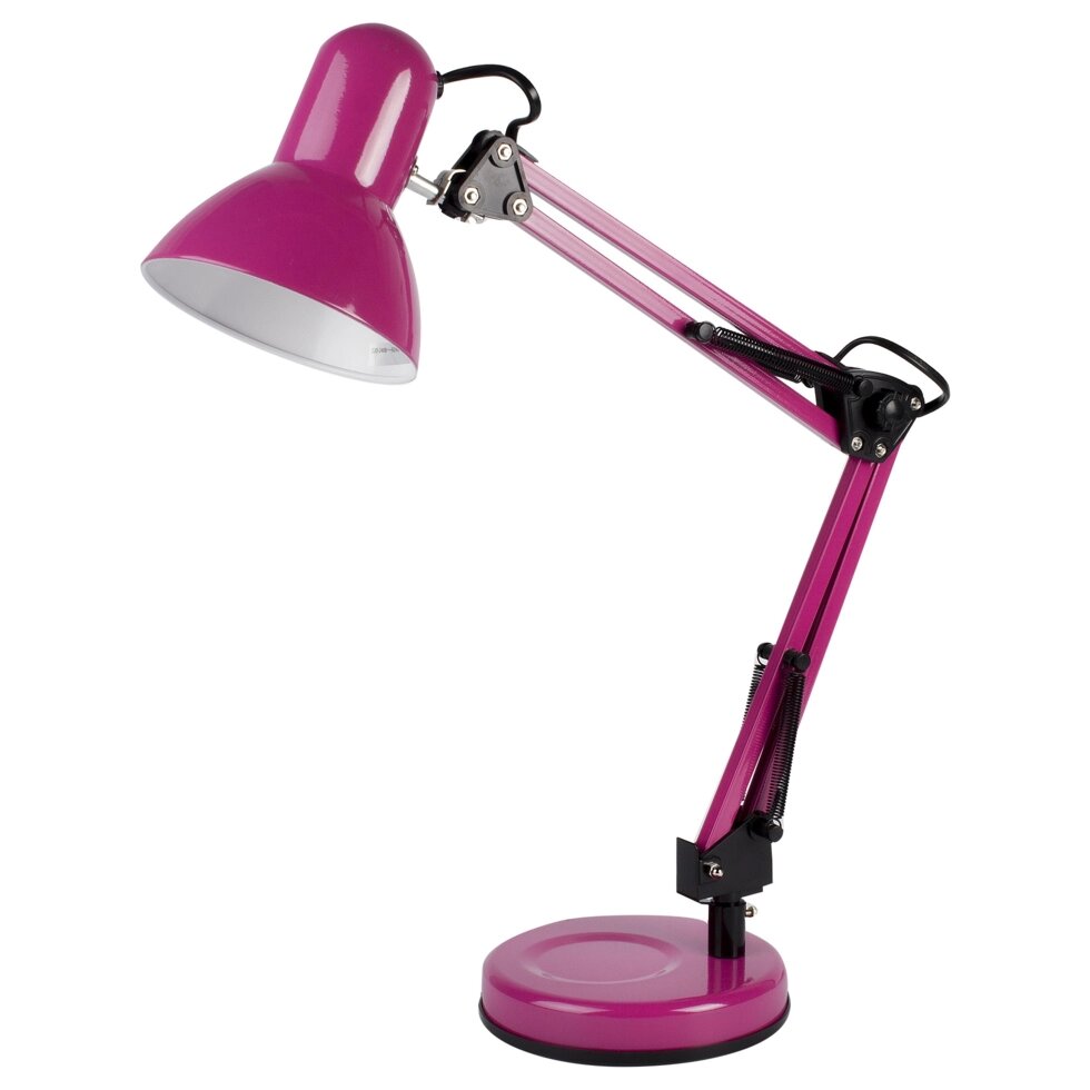 Настольная лампа Inspire Ennis 1xE27х40 Вт, металл/пластик, цвет розовый от компании ИП Фомичев - фото 1