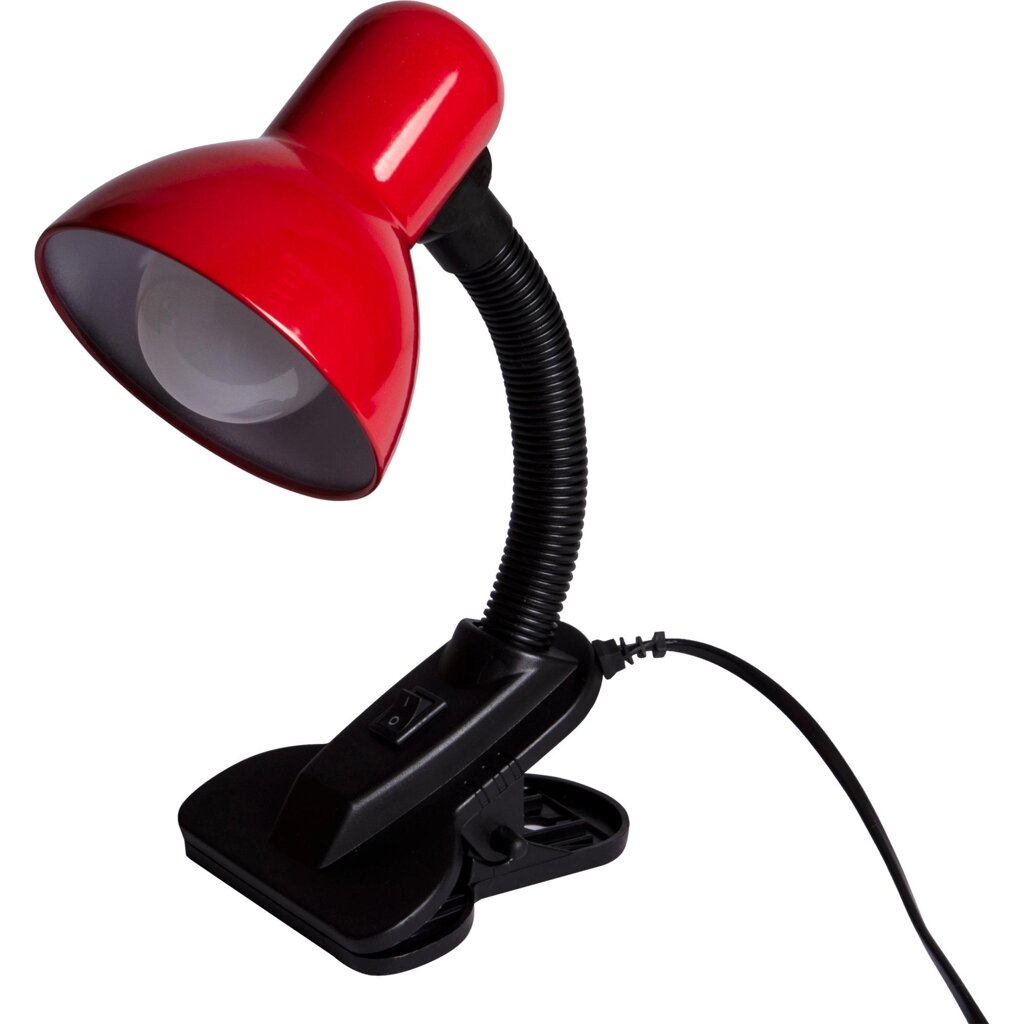 Настольная лампа с прищепкой TDM Electric SQ0337-0127, цвет черный/бордовый от компании ИП Фомичев - фото 1