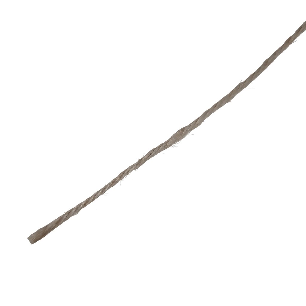 Нить-шпагат джутовая Сибшнур 2 мм 1340 м, цвет коричнево-бежевый от компании ИП Фомичев - фото 1
