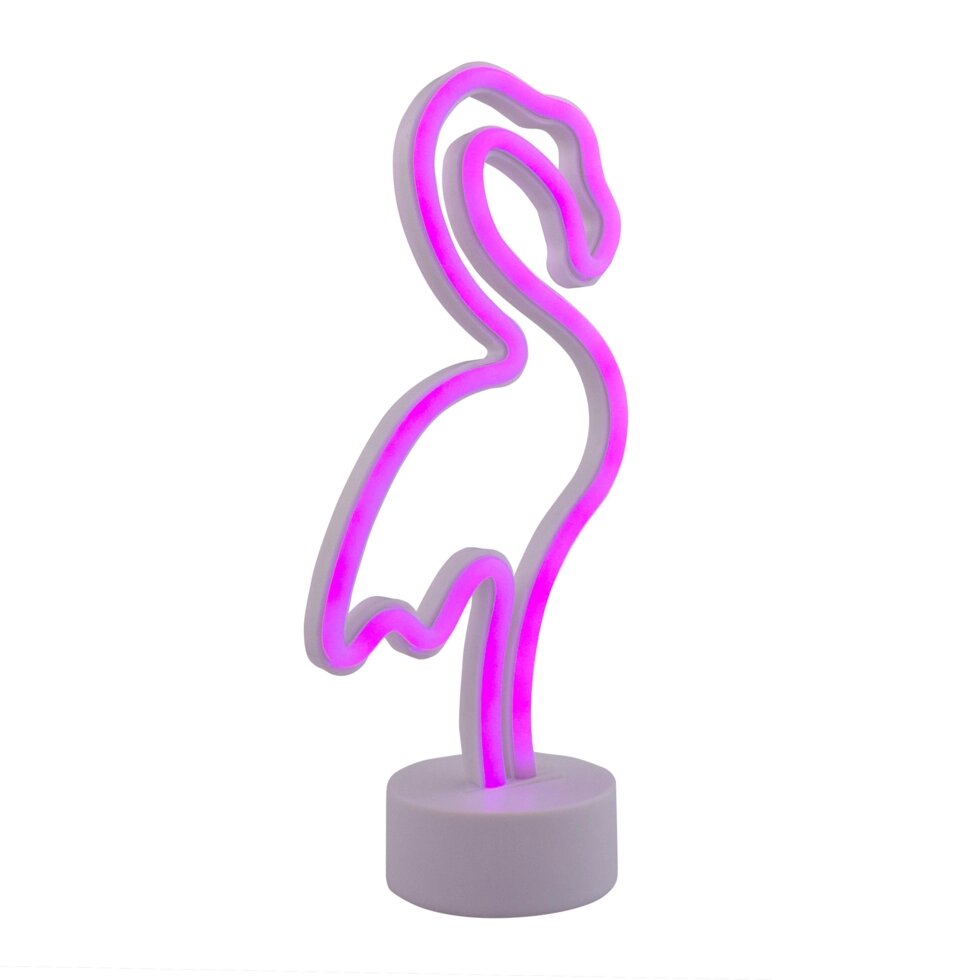 Ночник светодиодный Старт Neon «Фламинго» на батарейках от компании ИП Фомичев - фото 1