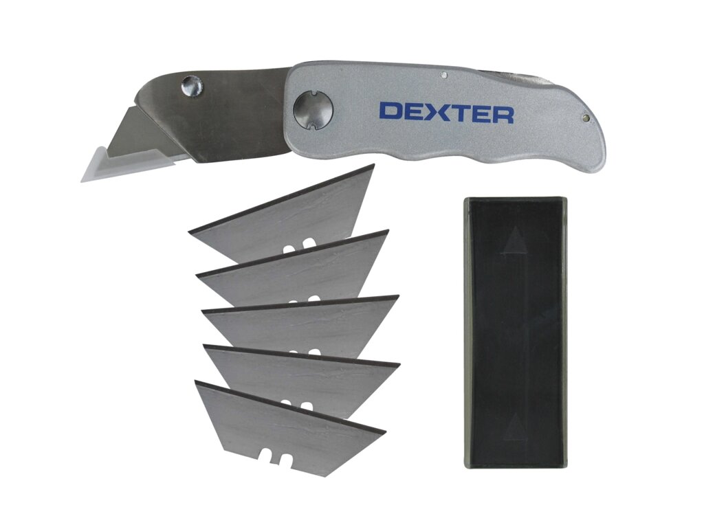 Нож Dexter 10-25 мм трапециевидное лезвие от компании ИП Фомичев - фото 1