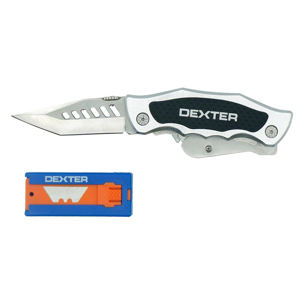 Нож складной Dexter 2в1 трапециевидный и перочинный 19 мм от компании ИП Фомичев - фото 1