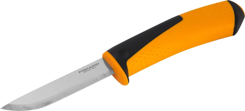 Нож универсальный Fiskars с точилкой от компании ИП Фомичев - фото 1