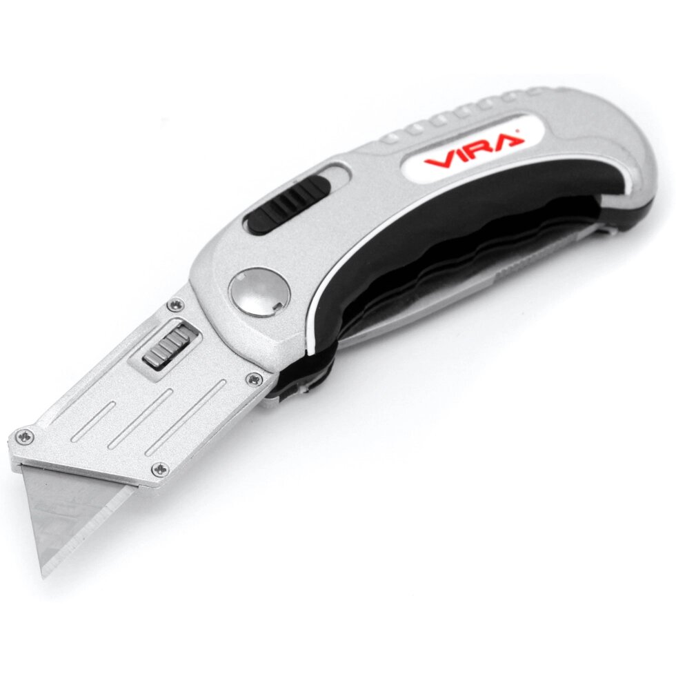 Нож Vira 19 мм складной 2в1 от компании ИП Фомичев - фото 1