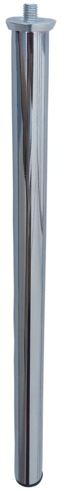 Ножка для табурета 400х25, сталь, цвет хром от компании ИП Фомичев - фото 1