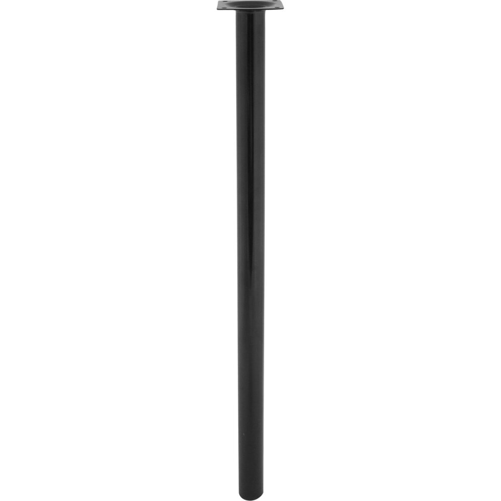 Ножка круглая 800х30 мм, сталь, цвет черный от компании ИП Фомичев - фото 1