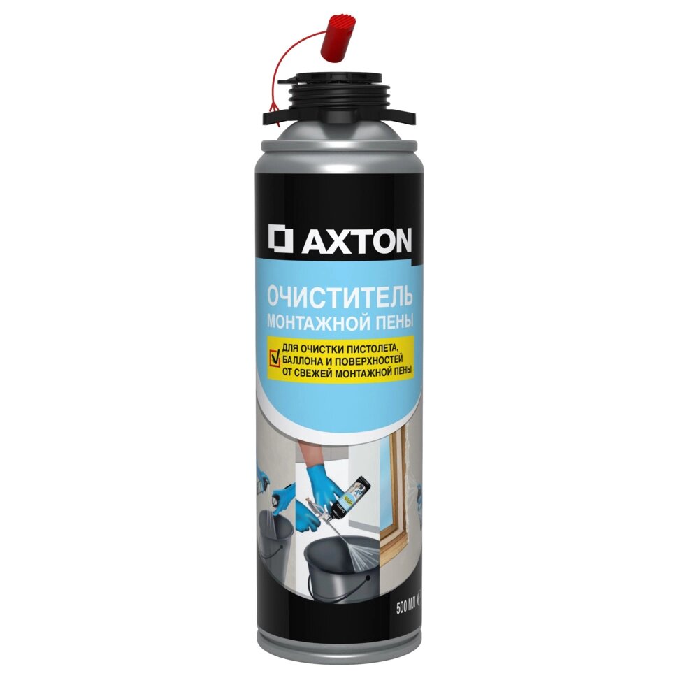 Очиститель монтажной пены Axton, 0.5 л от компании ИП Фомичев - фото 1