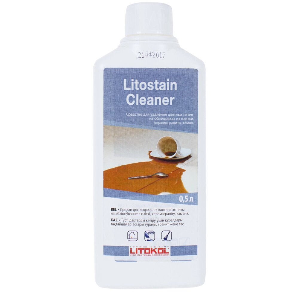 Очиститель проблемных пятен  LITOKOL Litostain Cleaner 0.5 л от компании ИП Фомичев - фото 1