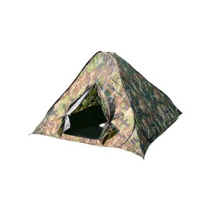 Палатка туристическая Селенга-3 однослойная, 200*200*130 см, самораскладывающаяся, цвет хаки 805-016