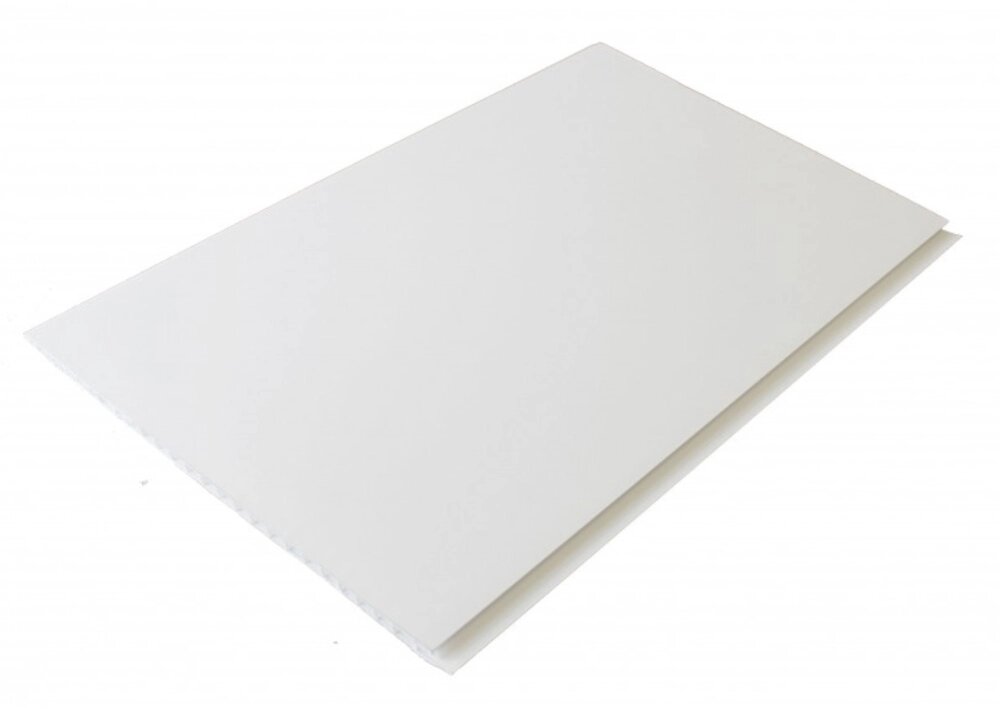Панель ПВХ А-Пласт Белый глянец №100 (2700*250*8 мм) от компании ИП Фомичев - фото 1