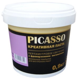 Паста креативная "Picasso" Золотой блеск 0,9 кг