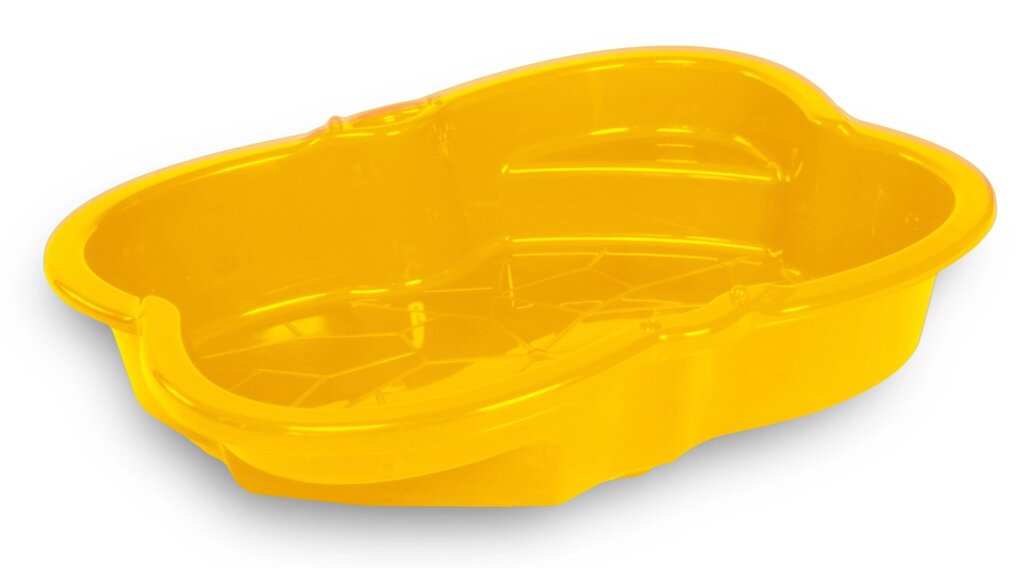 Песочница детская 96х72 см пластик цвет жёлтый от компании ИП Фомичев - фото 1