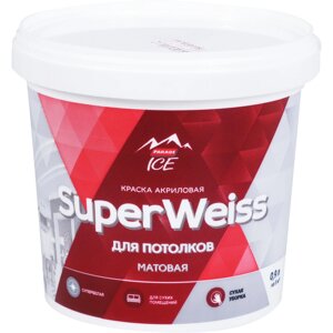 Краска для потолков Parade DIY SuperWeiss цвет белый 0.9 л