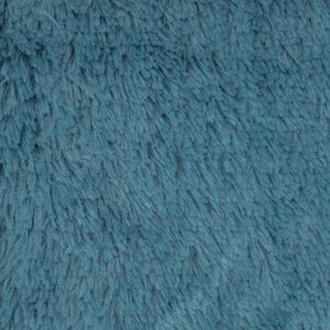 Плед Мягкий мех 200x220 см искусственный мех цвет серо-голубой