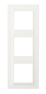 Рамка для розеток и выключателей Legrand Structura 3 поста, цвет белый