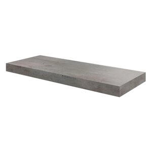 Полка мебельная Spaceo Concrete, 600x235x38 мм, МДФ, цвет бетон