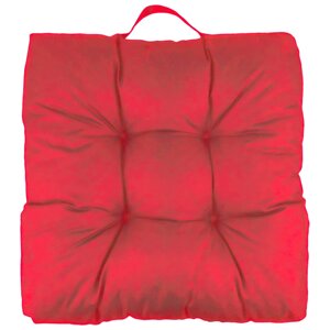 Сидушка для пикника Linen Way 50х50х10 см водоотталкивающая цвет красный