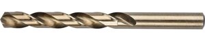 Сверло по металлу КОБАЛЬТ, сталь Р6М5К5, класс А, ЗУБР Профессионал 29626-8, d=8 мм