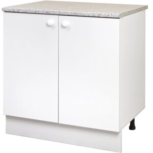 Шкаф напольный Бэлла 80x86x60 см, ЛДСП, цвет белый