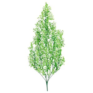 Искусственное растение С белыми цветами 30x7 см цвет разноцветный ПВХ