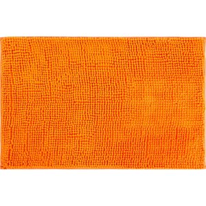 Коврик для ванной комнаты Merci 45х70 см цвет оранжевый
