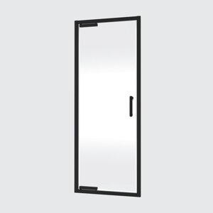 Стекло для распашной душевой двери Sensea Easy 100 см с шелкографией, цвет профиля на выбор