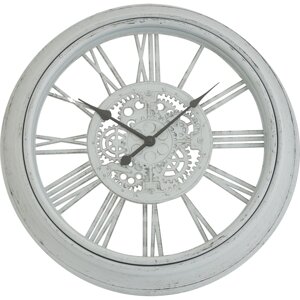 Часы настенные Dream River DMR круглые пластик цвет белый o50.8 см