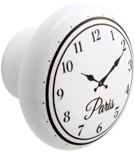 Ручка-кнопка мебельная Inspire Clock 395 мм, цвет белый, 2 шт.