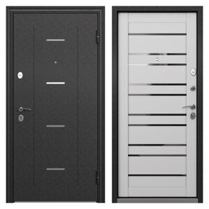 Дверь входная металлическая Страйд Уна 950 мм правая цвет черный