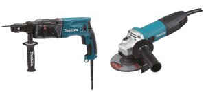 Набор перфоратор и УШМ Makita DK0120