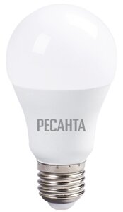 Лампа светодиодная РЕСАНТА LL-R-A60-13W-230-4K-E27 арт. 76/1/18
