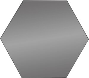 Плитка зеркальная Mirox 3G шестигранная 20x17.3 см цвет графит