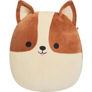 Подушка-игрушка Собака 30x23 см цвет коричневый