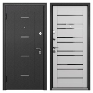 Дверь входная металлическая Страйд Уна 860 мм левая цвет черный