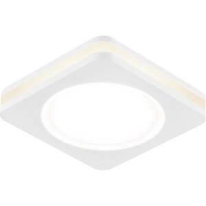 Спот встраиваемый светодиодный Elektrostandard «Contorno», 1х5 Вт, 450 Лм, IP20, цвет белый