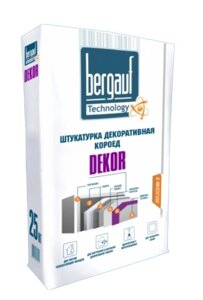 Штукатурка BERGAUF декоративная Короед 2,5мм 25кг