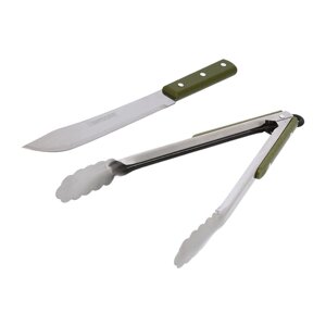 Набор инструментов для барбекю BOYSCOUT (щипцы, нож)