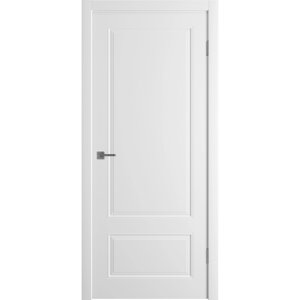 Дверь межкомнатная глухая Эрика 80х200 см эмаль цвет белый