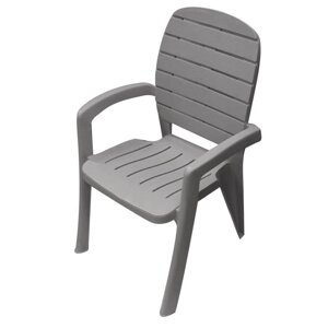 Кресло садовое Прованс 600x580x915 мм, цвет серый