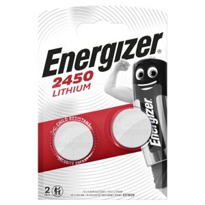 Батарейка литиевая Energizer CR2450, 2 шт.