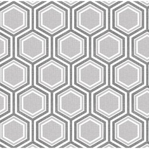 Скатерть Соты, прямоугольная, 160x135 см, цвет серый